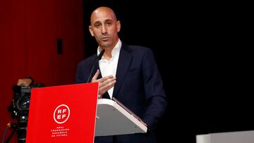 El presidente de la RFEF suspendido por la FIFA, Luis Rubiales.