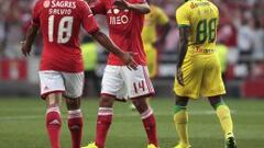 Pereira y Salvio, goleadores en el estreno del Benfica en Liga