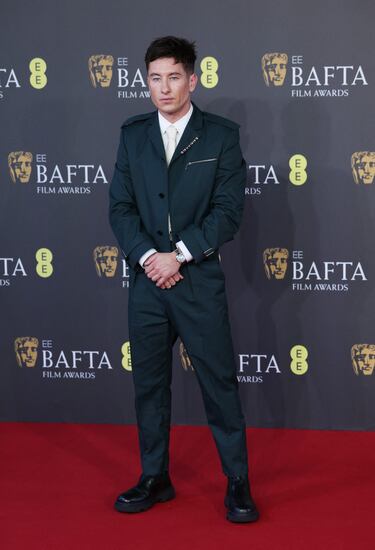 Barry Keoghan durante la alfombra roja de los Premios BAFTA 2024 celebrados en el Royal Festival Hall del Southbank Centre de Londres. 