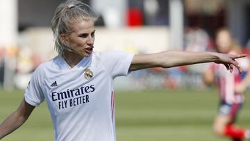 Sofia Jakobsson, con el Real Madrid.