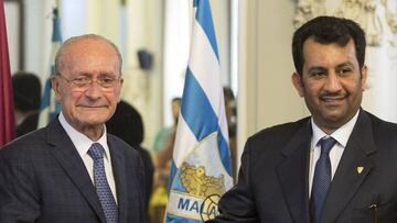 El alcalde se muestra partidario de la vía judicial contra Al Thani