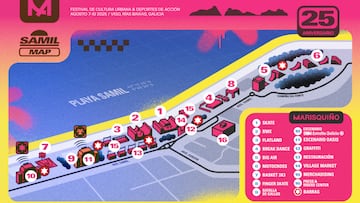 Mapa del recinto - Marisquiño 2025