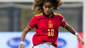 Vicky López con España.