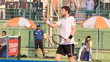 Pedro Martínez pasa a octavos, Pablo Andújar cae ante Karatsev