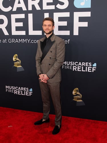 Zedd posa en la alfombra roja de los Grammys 2025 en ell Crypto.com Arena situado en la ciudad de Los Ángeles, en California.