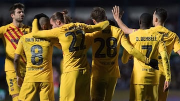Dembélé, el ángel del Barça en Linarejos para evitar un desastre