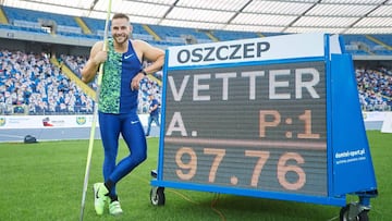 Vetter se acerca al legendario récord del mundo de Zelezny