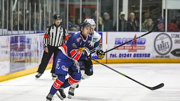 El jugador de los Dundee Stars Gary Kelly, durante un partido