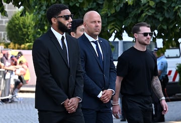 Arne Slot llega al funeral de Diogo Jota y su hermano André Silva en la Igreja Matriz de Gondomar el 5 de julio de 2025 en Gondomar, Portugal.