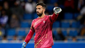 Pacheco, portero del Deportivo Alavés.