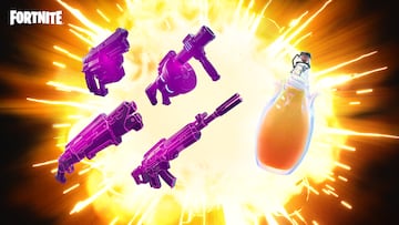 fortnite capitulo 6 temporada 4 shock explosivo armas objetos nuevos exoticos