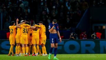 10/04/24 PARTIDO CHAMPIONS LEAGUE CUARTOS IDA
PARIS SAINT GERMAIN PSG - BARCELONA
TERCER GOL ANDREAS CHRISTENSEN 2-3 KYLIAN MBAPPE TRISTEZA