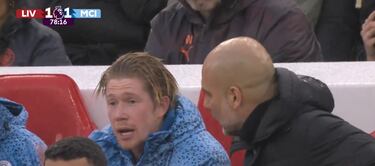 Tensión Guardiola-De Bruyne