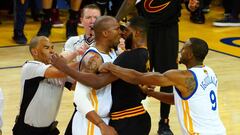 Hay pocas finales sin peleas: la trifulca entre West y Thompson