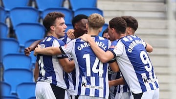 La Real Sociedad B se enfrenta al Almería en la jornada 3 de LaLiga Hypermotion.