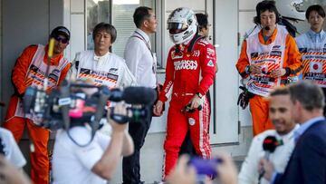 Vettel tras el GP de Japón.