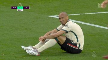 Fabinho se rompe y saltan las alarmas en el Liverpool: así fue su lesión a 18 días del Madrid
