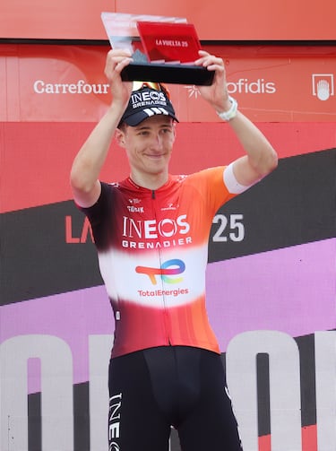 El ciclista británico, Ben Turner, vencedor de la etapa. 
 