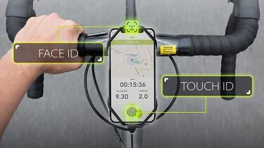 Bike Tie Pro 4: te contamos cómo es el soporte de móvil para bicicleta que permite los reconocimientos facial y táctil