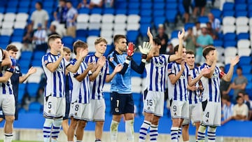 La Real B jugará en Anoeta después de su triunfo contra el Real Zaragoza en la jornada 1 de LaLiga Hypermotion.