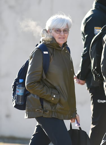 La abogada de Jenny Hermoso, Olga Tubau, a su llegada al juicio por el ‘caso Rubiales’, en la Audiencia Nacional de San Fernando de Henares.