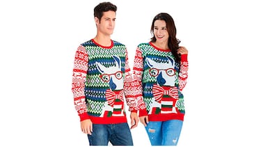 Seis jerséis navideños para hombre y mujer con estampados clásicos y divertidos