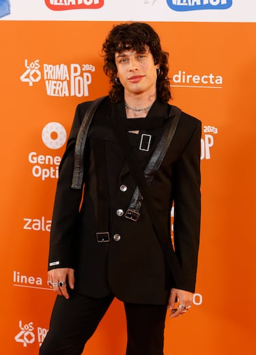 Leo Rizzi en la alfombra roja.
