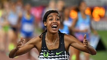 La holandesa de origen etíope Sifan Hassan batuí el récord europeo en la Diamond League de Rabat.
