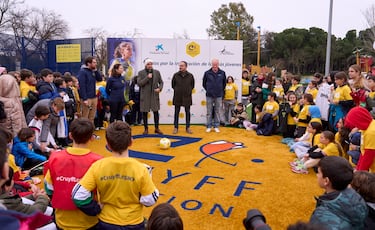 Todo ha sido posible gracias al impulso de la Fundación Cruyff, la Fundación 'la Caixa', la Fundación Iker Casillas y el Ayuntamiento de Móstoles