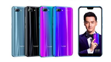 Honor 10 en distintos colores dobles