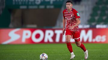 ELCHE, SPAIN - DECEMBER 13: Nehuen Perez of Granada CF in action during the La Liga Santander match between Elche CF and Granada CF at Estadio Martinez Valero on December 13, 2020 in Elche, Spain. (Photo by Francisco Macia/Quality Sport Images/Getty Image