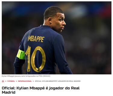 Impacto mundial por Mbappé