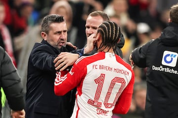 En un encuentro de Bundesliga en 2024, Bjelica, entrenador del Unión Berlín, alejó un balón que iba a ser tomado por Sané para reanudar el juego. Esto provocó una discusión entre los dos que acabó con dos manotazos del técnico hacia el jugador del Bayern de Múnich. Finalmente, el colegiado decidió expulsarle debido a la agresión cometida.