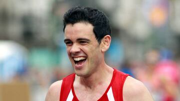 Diego García Carrera, segundo clasificado en los 20 kilómetros de Los Cantones de A Coruña.