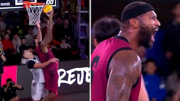 Arrollador debut de DeMarcus Cousins en el baloncesto 3x3