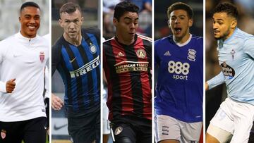 Tielemans (Mónaco), Pulisic (Inter), Miguel Almirón (Atlanta United), Che Adams (Birmingham) y Maxi Gómez (Celta).