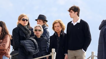 La Reina Sofía, La Infanta Elena, La Infanta Cristina, Victoria Federica, Pablo Urdangarin e Irene de Grecia visitan el Acrópolis, a 15 de enero de 2023, en Atenas (Grecia)
TURSIMO;FAMILIA;CASA REAL
Raúl Terrel / Europa Press
(Foto de ARCHIVO)
15/01/2023