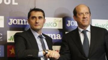 Manuel Llorente y Ernesto Valverde.