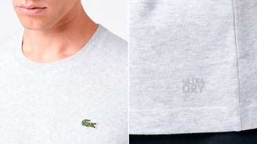 Luce elegante en verano con la camiseta básica Lacoste para hombre