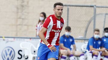 Saúl Ñíguez, con el Atlético.