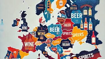 La bebida que más se consume en cada país de Europa