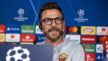 18/09/18 PREVIA PARTIDO CHAMPIONS LEAGUE
FASE DE GRUPOS GRUPO G
ESTADIO SANTIAGO BERNABEU
REAL MADRID - ROMA
RUEDA DE PRENSA DE EUSEBIO DI FRANCESCO Y DANIELE DE ROSSI