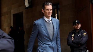 Inaki Urdangarin, husband of Spain's Princess Cristina, leaves court after a hearing in Palma de Mallorca, Spain February 23, 2017. REUTERS/Clara Margais FOR EDITORIAL USE ONLY. NO RESALES. NO ARCHIVES