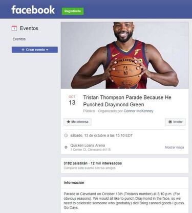 Desfile a Tristan Thompson por su puñetazo a Draymond Green