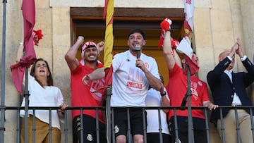 25/05/25 ACTOS DE CELEBRACION AYUNTAMIENTO EN LEON POR EL ASCENSO DE LA CULTURAL LEONESA A SEGUNDA DIVISION
