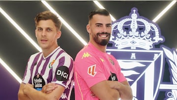 Presentación oficial de Iván Alejo y Guilherme como nuevos jugadores del Real Valladolid.