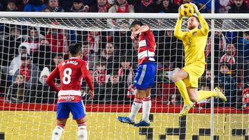 Oblak, en el partido ante el Granada.