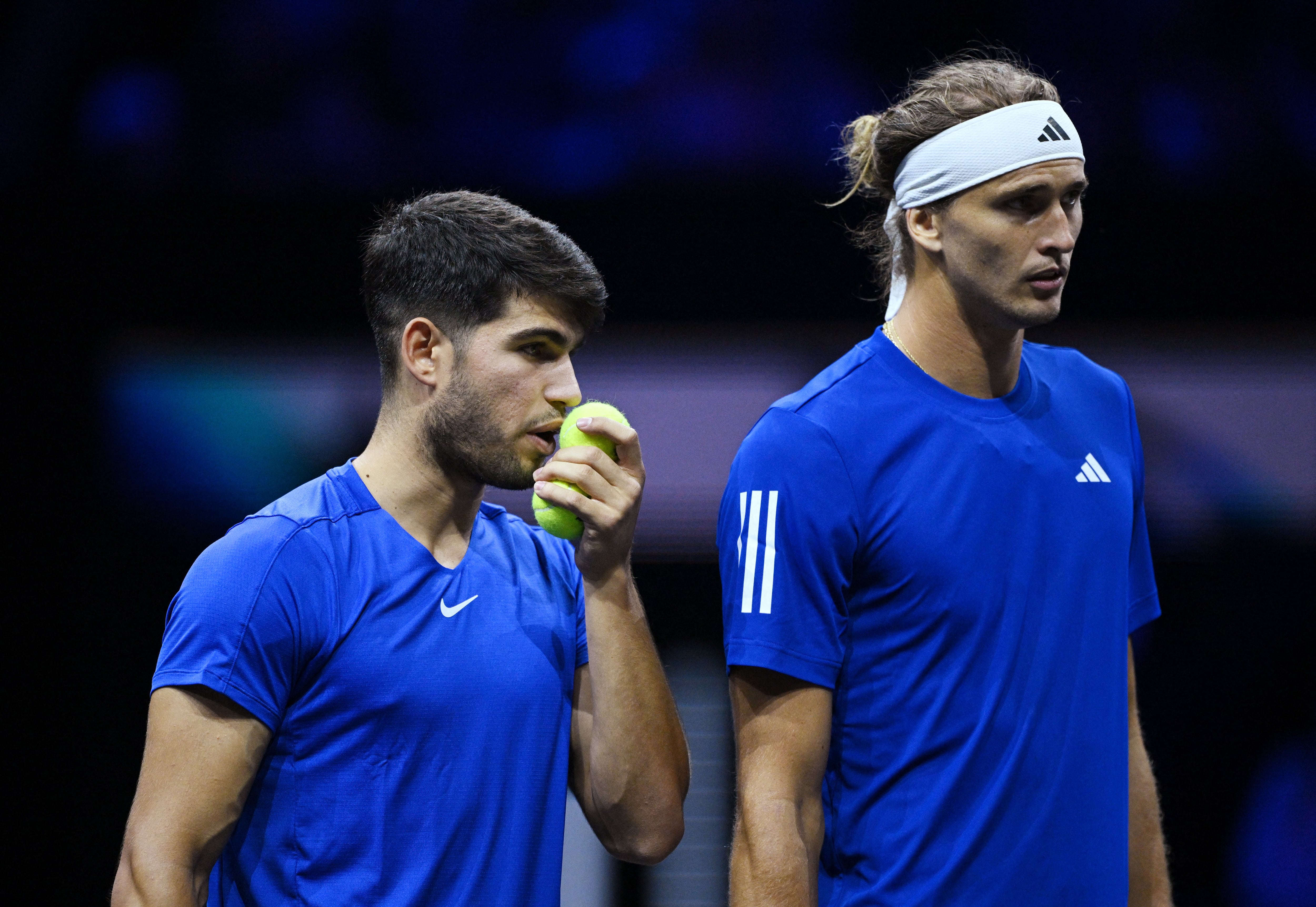 Carlos Alcaraz y Alexander Zverev