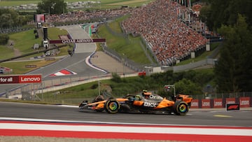 Lando Norris (McLaren MCL39). Spielberg, Austria. F1 2025.