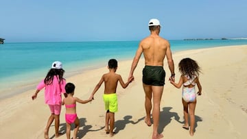 Cristiano Ronaldo ha compartido tiempo libre con todos sus hijos rodeados de naturaleza.